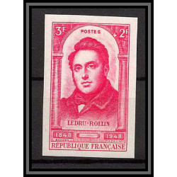 France N°796 révolution francaise Ledru-Rollin Essai (trial color proof) Non dentelé imperf neuf *