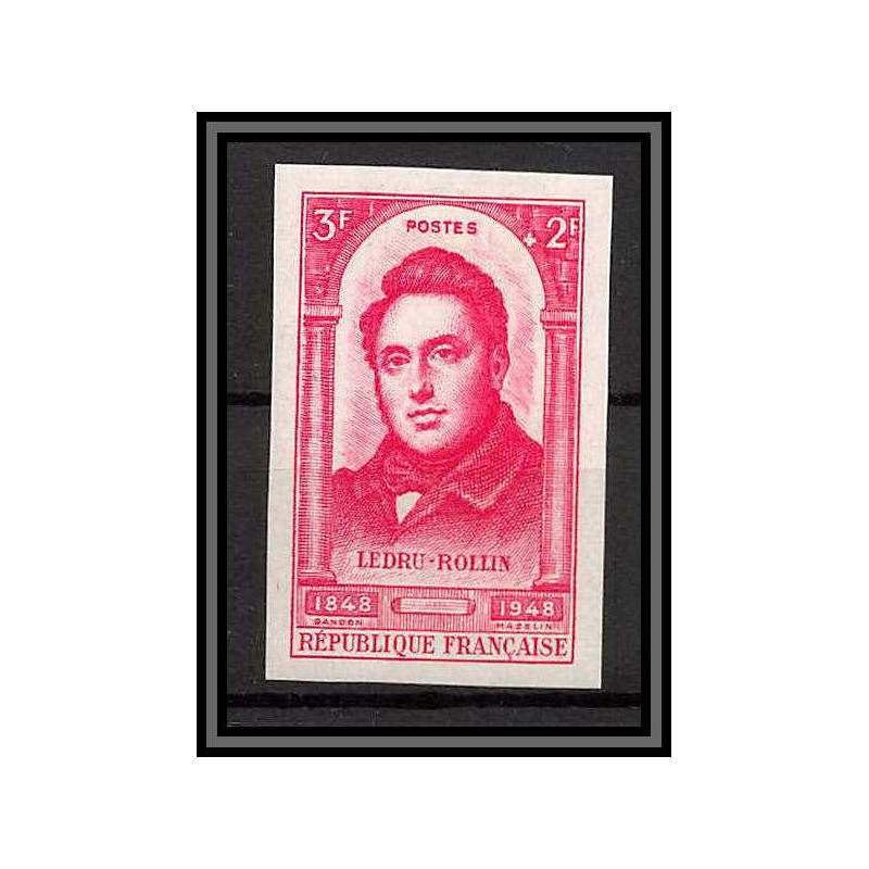 France N°796 révolution francaise Ledru-Rollin Essai (trial color proof) Non dentelé imperf neuf *