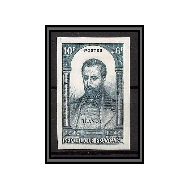 France N°798 révolution francaise. A.-M. Albert Essai (trial color proof) Non dentelé imperf * MH