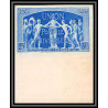France N°852 upu 1949 cote 200 Essai proof Non dentelé imperf bleu vif cote maury 260 euros