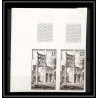 France N°985 abbaye de Jumièges Non dentelé ** MNH (Imperf)