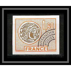 France préoblitere PREO N°144 Monnaie gauloise Essai (trial color proof) Non dentelé imperf ** MNH
