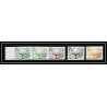 France préoblitere PREO N°152 capricorne signe du zodiaque zodiac sign lot de 5 Essai proof) Non dentelé (imperf **