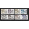 France préoblitere PREO N°174/177 monument chateau castle Non dentelé ** MNH (Imperf) essai proof paire 8 timbres 1982