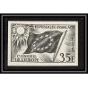 France Service N°20 conseil de l'europe europa drapeau flag Essai proof Non dentelé imperf ** mnh