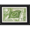 France Service N°20 conseil de l'europe europa drapeau flag Essai proof Non dentelé imperf ** mnh