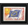 France Service N°30 conseil de l'europe europa drapeau flag Non dentelé ** MNH (Imperf) cote 55