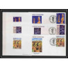 Nouvelle calédonie épreuve de luxe / deluxe proof + FDC Premier jour N° 721 /723 danse sculpture boi