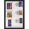 Nouvelle calédonie épreuve de luxe / deluxe proof + FDC Premier jour N° 721 /723 danse sculpture boi