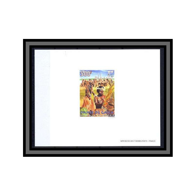 Nouvelle calédonie épreuve de luxe / deluxe proof N° 721 danse gaica - DANCE