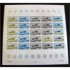 94095 y&t PA airmail 57 avion biplan breguet 14 XIV mauritanie Essai proof Non dentelé imperf feuille sheet ** MNH 1966