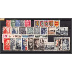 1951 année complète neufs ** cote 150 euros PARFAIT état TTB sans célébrités 891/896