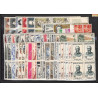 1957 année complète neufs ** tous bloc 4 cote 444 euros PARFAIT état
