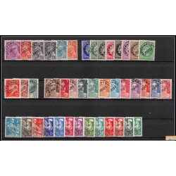 Collection lot - Préoblitérés preos complet N° 78 / 118 (1940 - 1959) neufs ** PARFAIT état TTB voir description