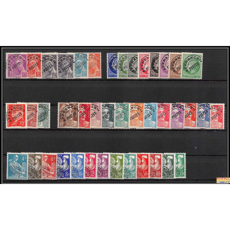 Collection lot - Préoblitérés preos complet N° 78 / 118 (1940 - 1959) neufs ** PARFAIT état TTB voir description
