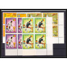 60033a Mi N°509/513 Football soccer germany wold cup 1974 haute volta bloc 4 MNH