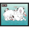 80022 Mi N°341 Gambie gambia 101 dalmatiens dalmatians Chien (dog) disney bloc (BF) neuf ** MNH 1997