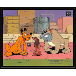 80027 Mi N°220 Gambie gambia dinah with pluto and butch Chien (year of the dog) disney bloc (BF) neuf ** MNH 1994