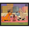 80027 Mi N°220 Gambie gambia dinah with pluto and butch Chien (year of the dog) disney bloc (BF) neuf ** MNH 1994