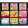 80188 lot Mi 2684/2707 BF 339/344 Gambie gambia 101 dalmatiens dalmatians Chien dog disney neuf ** MNH full set 1997