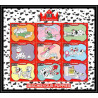 80188 lot Mi 2684/2707 BF 339/344 Gambie gambia 101 dalmatiens dalmatians Chien dog disney neuf ** MNH full set 1997