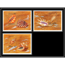 80652 maldives YT BF N°273/276 /286 TB neuf ** MNH Shells coquillage COMPLET 1993
