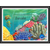 80682 tuvalu Mi N°65 Greenpeace Save our Seas Seriatopora coraux corals ** MNH poissons fishes fish 1998 