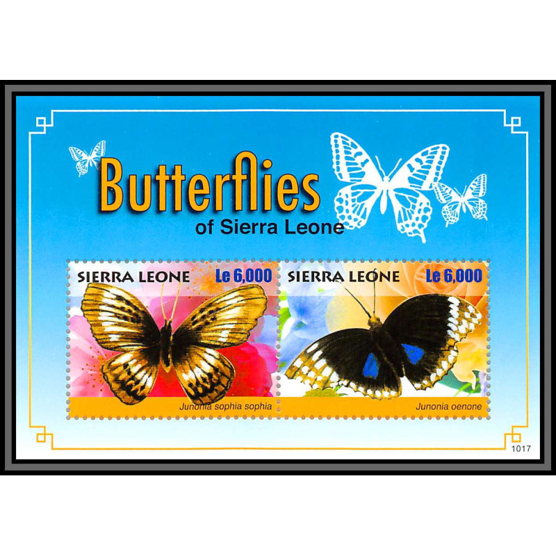 80781 sierra leone YT N°635 TB neuf ** MNH papillons butterflies Schmetterlinge junonia 2010