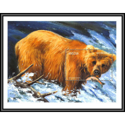 80949 angola y&t BF N°54 ours bear ursus TB neuf ** MNH Animaux animals 1999