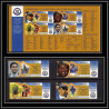 81239d ghana N°3033/3036 EUSEBIO portugal DESAILLY france 100 years centenary of fifa 2004 neuf ** MNH Football soccer