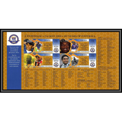 81239d ghana N°3033/3036 EUSEBIO portugal DESAILLY france 100 years centenary of fifa 2004 neuf ** MNH Football soccer