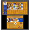 81261 st kitts YT 1172/1175 Bf 68 100 years centenary fifa albertini romario brazil muller ** MNH Football soccer 2004