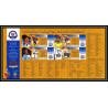81261 st kitts YT 1172/1175 Bf 68 100 years centenary fifa albertini romario brazil muller ** MNH Football soccer 2004