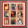 81678 Guinée-Bissau 2001 y&t 972/980 henri toulouse lautrec TB neuf ** MNH Tableau (Painting)
