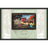 85706 N°62 A Diligence coach cheval horse UPU laos timbres OR Gold stamps ** MNH espace (space)