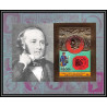 85737a Bloc bf N°198 B Rowland Hill 1978 Penny Black Comores Comoros OR Gold stamps UPU ** MNH Non dentelé imperf