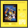 85797/ N°42 B UPU apollo espace (space) dahomey OR Gold stamps ** MNH RRR Non dentelé imperf