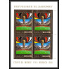 85806/ N°610 A Football soccer munich 1974 dahomey OR Gold stamps ** MNH COTE 60 BLOC 4