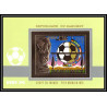 85811/ N°39 B Football soccer munich 1974 dahomey OR Gold stamps ** MNH COTE 40 Non dentelé imperf