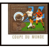 85813b/ N°586 A Football soccer munich 1974 dahomey OR Gold stamps ** MNH 