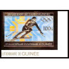 85831b/ N°971 B Sarajevo SKI 1984 jeux olympiques olympic games Guinée guinea OR Gold ** MNH Non dentelé imperf