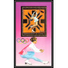 85906/ N°160 A Sarajevo 1984 jeux olympiques (olympic games) skating tchad OR Gold stamps ** MNH espace (space)