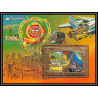 85997/ N°31 A UPU concorde avion plane espace (space) train ship centrafrique centrafricaine OR Gold stamps ** MNH 
