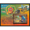 85998/ N°31 B UPU concorde avion plane espace (space) train ship centrafricaine OR Gold ** MNH Non dentelé imperf