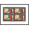 86059/ N°613 A echecs chess unicef hild year 1979 centrafrique centrafricaine OR Gold stamps ** MNH bloc 4 discount