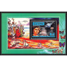 86148/ Guyana Mi N°231 A Christophe colomb columbus station argent silver 1992 papillons butterflies espace space ** MNH