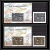 86203b Guyana Mi 4521 N°397/398 silver gold or apollo 11 espace space churchill kennedy armstrong lincoln 1994 numéroté