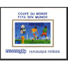 86224 Mi N°420/428 Football soccer munich wold cup 1974 deluxe miniature sheets ** MNH khmère Cambodia cambodge