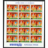 86225z Mi N°420/428 Football soccer munich wold cup 1974 ** MNH khmère Cambodia cambodge feuille complete sheets sheet