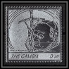 86254 Gambie gambia - Mi N°5563 pape jean paul 2 religion Christianism christianisme silver argent ** MNH pope 2005 